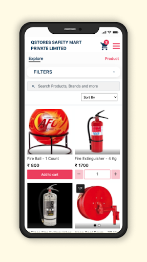 Android application Q Store screenshort