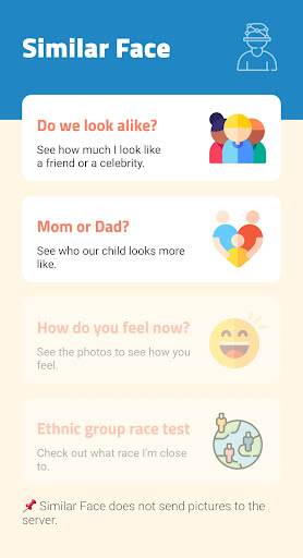 Android application Similar Face - AI Face Match screenshort
