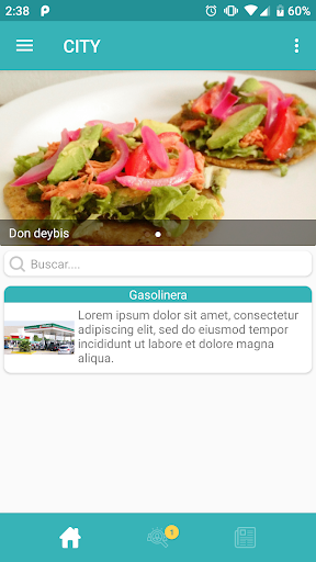 Android application City screenshort