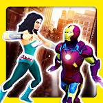 Cover Image of Download Cartoon Fighting Game 3D : Sup  APK