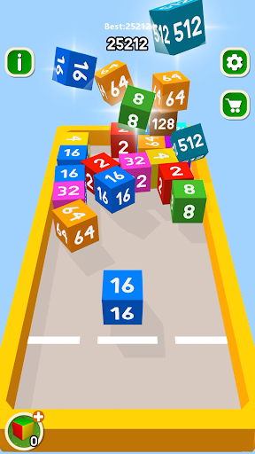 Casual games - 2048 3d merge Screen 2