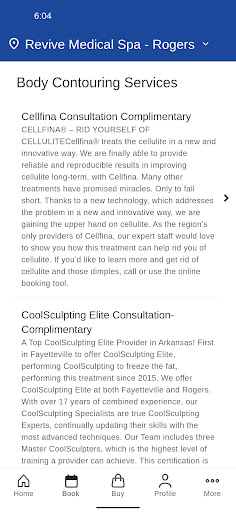 Revive Medical Spa, LLC Screen 2