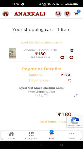 Anarkali Grocery App