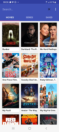 Android application Movies screenshort