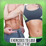 Exercises to lose belly fat icon