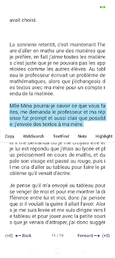 Openepub : EPUB Reader Screen 3