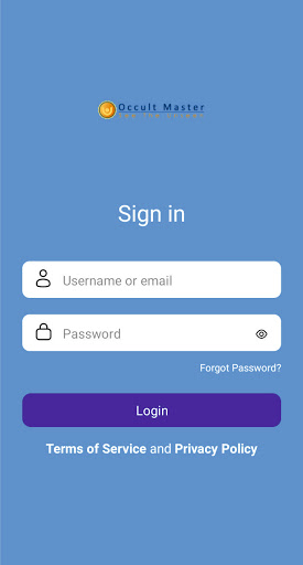 Android application OccultMaster Students Apps screenshort