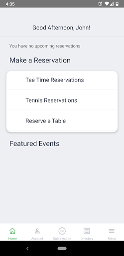 Westhampton Country Club Screen 2