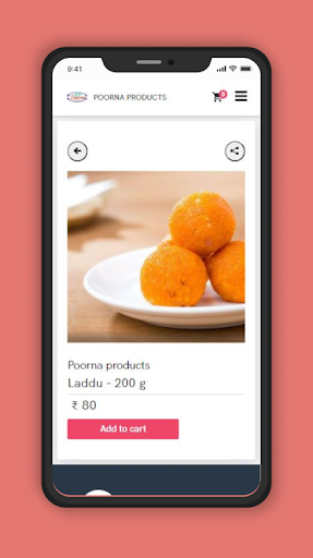 Poorna Products Screen 2