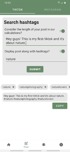 TikSta - Hashtags for TikTok & Screenshot 3 - AppWisp.com