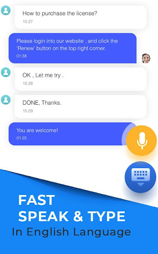 English Voice Typing -Language Translator Keyboard