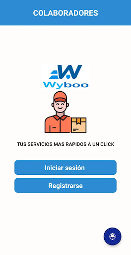 Android application Wyboo colaboradores screenshort