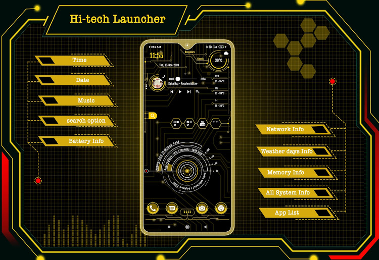 Hi-tech launcher 2023 - 32.0 - (Android)