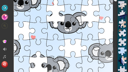 Cute Blue Koala Jigsaw Puzzle