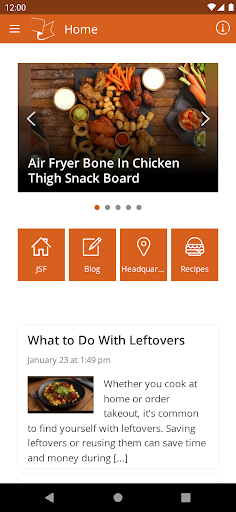 Android application MyJSF screenshort