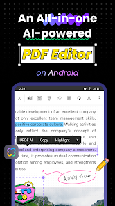 UPDF - AI-Powered PDF Editor 1.44.0 APK + Mod (Unlimited money) إلى عن على ذكري المظهر