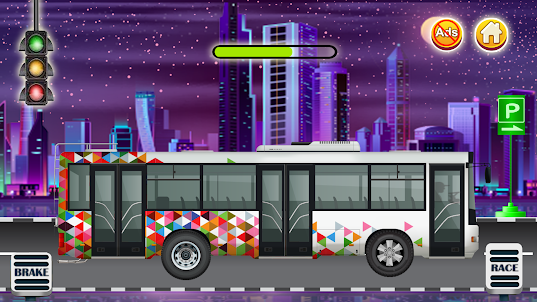 เกมเด็กขับรถบัสสำหรับเด็ก