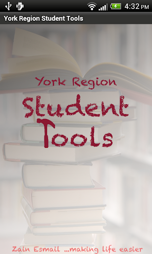 Android application York Region Student Tools screenshort