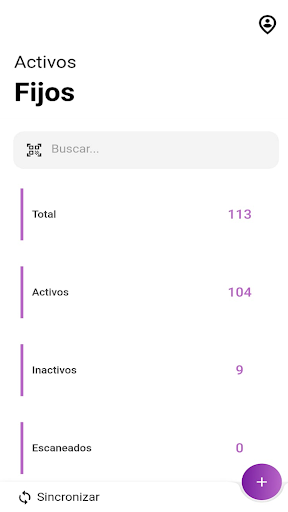 Activos Fijos Móvil Screen 2