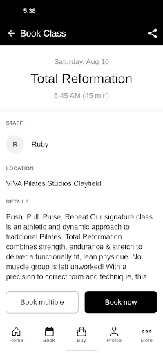 VIVA Pilates Studios Screen 3