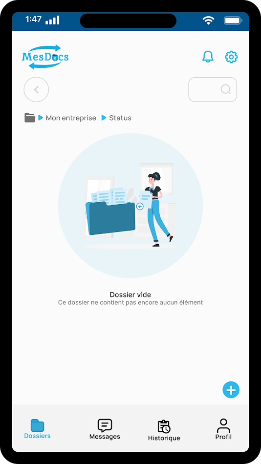 #2. MesDocs (Android) De: FIDUCIAIRE CHAFII INTELLIGENCE