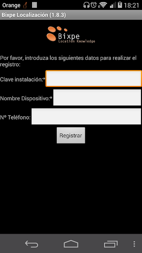 Android application BixCan screenshort