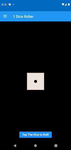 Android application 1 Dice Roller screenshort
