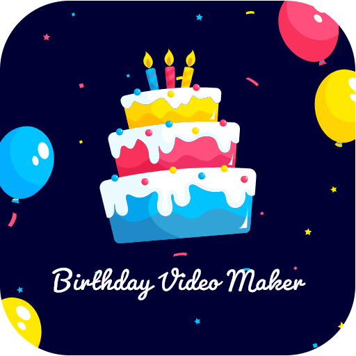 Birthday Video Maker & Music  Icon