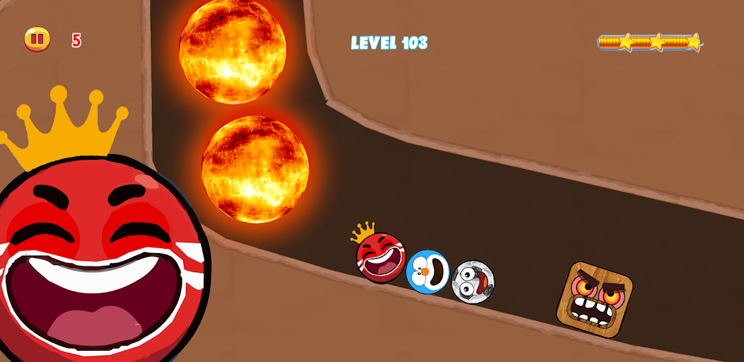 Red Hero 4 - red bounce ball 5 1.24 APK + Mod (Free purchase) for Android