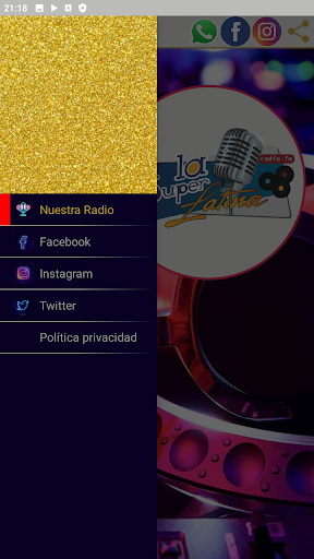 La Super Latina Radio Screen 2