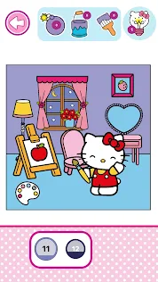 Hello Kitty: Coloring Book - Screenshot 4