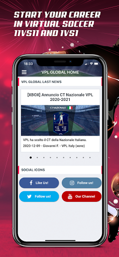 Virtual Pro League (VPL) Screen 2