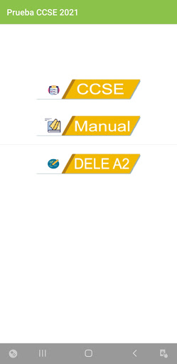 Android application CCSE 2023 Test Nacionalidad screenshort