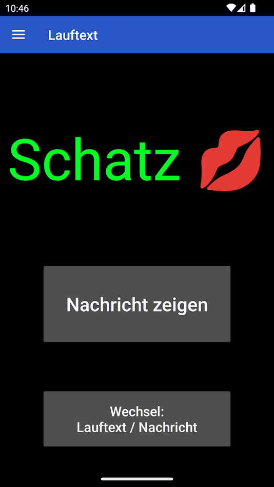 #1. Lauftext (Android) Podle: CS-Apps.de