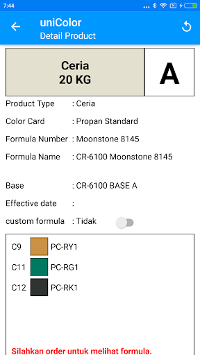 uniColor Screen 3