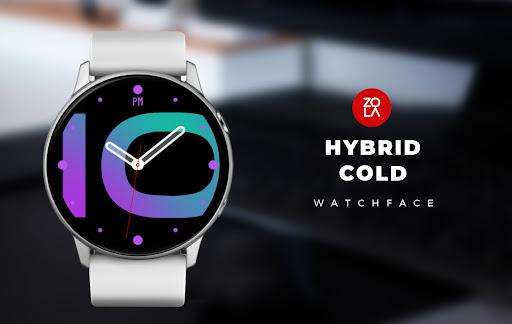 Android application Hybrid Cold Watch Face screenshort