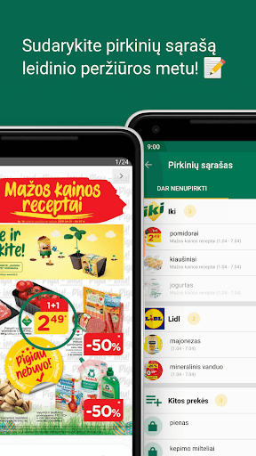 Mano akcijos – sales discounts Screen 3