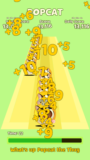 Android application PopCat Coin screenshort