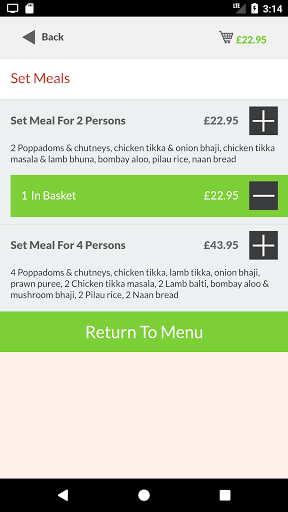 Dine India CH61 Screen 3