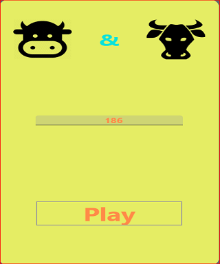 Android application Guess Cows And Bulls 1.1 screenshort