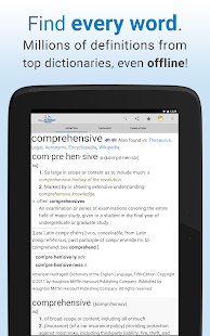 Dictionary Capture d'écran