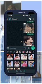Captura de Pantalla 4 Jungwon Enhypen WASticker android