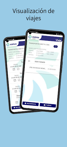 Android application Esmax screenshort