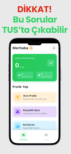 TUS Quiz- TUS Sınava Hazırlık