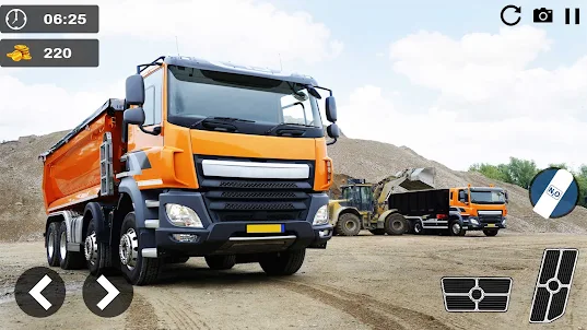 Cargo Truck driving off-road