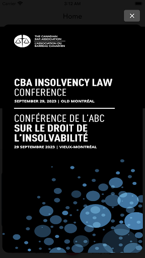 Android application CBA - Conference App screenshort