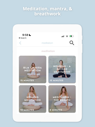 Screenshot of stONE Yoga