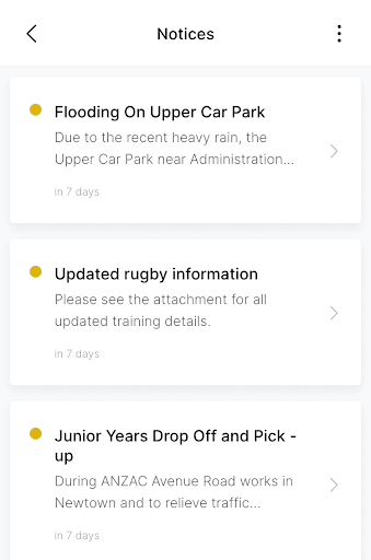 HT Connect Huntingtower School Screen 3