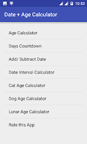 Age   Date Calculator