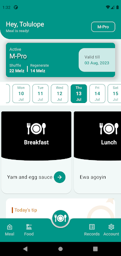 Mealble Screen 3